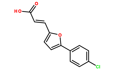 3-[5-(4-氯苯基)呋喃-2-基]丙烯酸