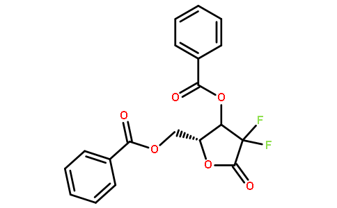 2-脱氧-2,2-二氟-D-赤式戊呋喃酮糖-3,5-二苯甲酸酯
