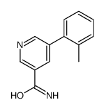 5-(2-methylphenyl)pyridine-3-carboxamide
