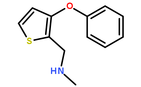 N-甲基-(3-苯氧基噻吩-2-基)甲胺