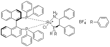 [(R)-2,2'-双(二苯基膦)-1,1'-联萘][(1R,2R)-2-(二苯基膦)-1,2-二苯基乙胺]氯化钌四氟硼酸盐