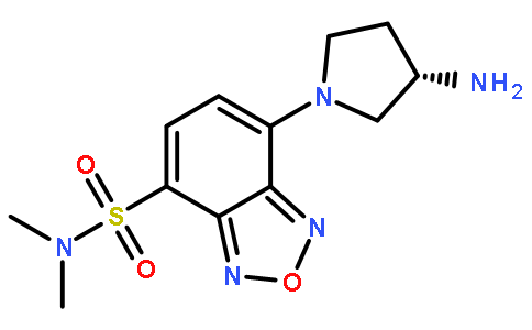 (S)-(+)-DBD-APy[=(S)-(+)-4-(N,N-二甲氨基磺酰)-7-(3-氨基吡咯烷-1-基)-2,1,3-苯并恶二唑][用于旋光纯度测定的高效液相色谱标记试剂]