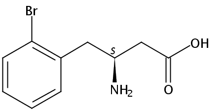 Benzenebutanoic acid, β-amino-2-bromo-, (βS)-