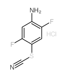 2,5-DIFLUORO-4-THIOCYANATOANILINE, HCL