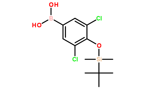 4-(叔丁基二甲基甲硅烷基氧基)-3,5-二氯苯硼酸
