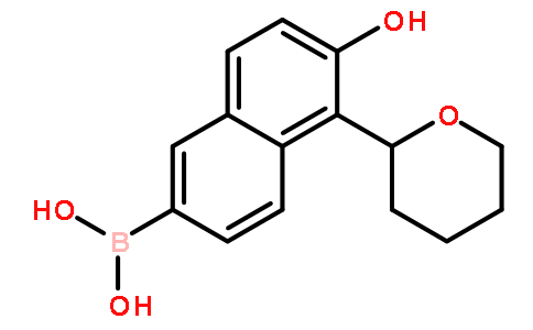 6-羟基-5-(四氢吡喃-2-基)萘-2-硼酸