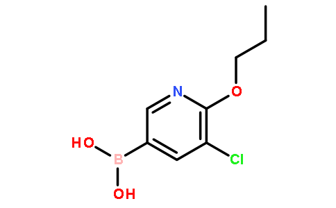 5-氯-6-丙氧基吡啶-3-硼酸