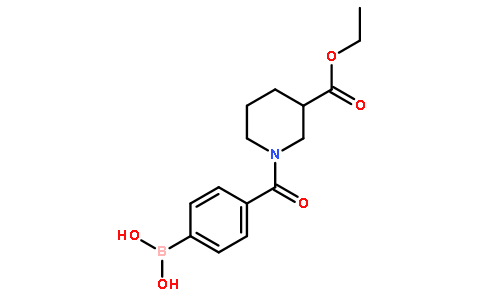 4-(3-(乙氧基羰基)哌啶-1-羰基)苯硼酸