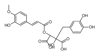 (2R,3S)-2-[(3,4-dihydroxyphenyl)methyl]-2-hydroxy-3-[(E)-3-(3-hydroxy-4-methoxyphenyl)prop-2-enoyl]oxybutanedioic acid