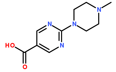 2-(4-甲基哌嗪-1-基)嘧啶-5-甲酸