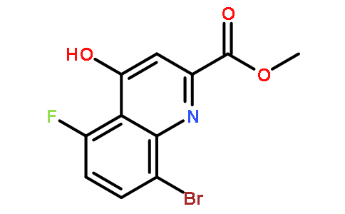 8-溴-5-氟-4-羟基喹啉-2-羧酸甲酯