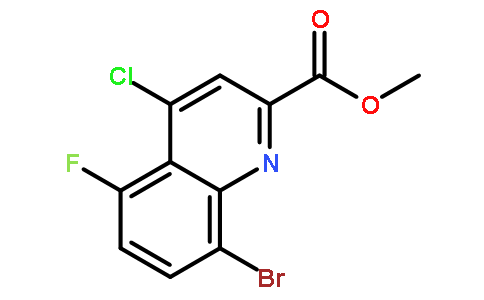 8-溴-4-氯-5-氟喹啉-2-羧酸甲酯