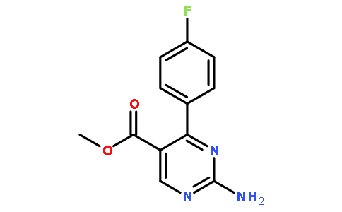 2-氨基-4-(4-氟苯基)嘧啶-5-羧酸甲酯