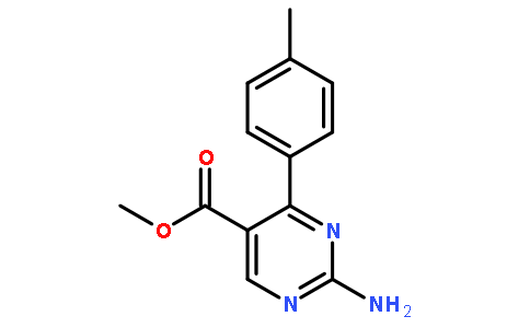 2-氨基-4-对甲苯嘧啶-5-羧酸甲酯