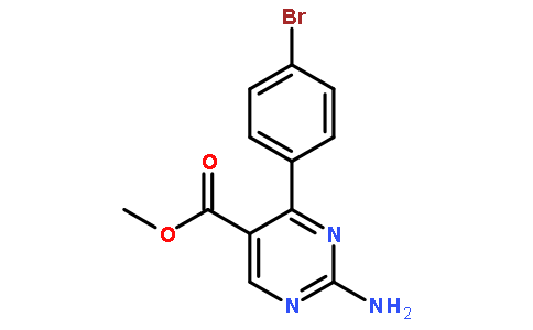 2-氨基-4-(4-溴苯基)嘧啶-5-羧酸甲酯