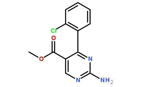 2-氨基-4-(2-氯苯基)嘧啶-5-羧酸甲酯