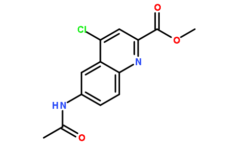 6-乙酰氨基-4-氯喹啉-2-羧酸甲酯