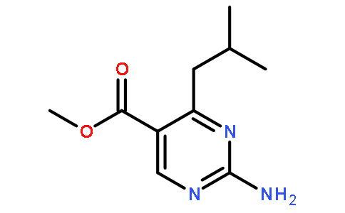 2-氨基-4-异丁基嘧啶-5-羧酸甲酯