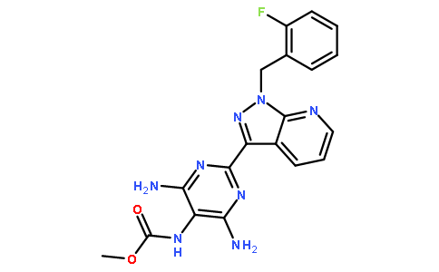 N-[4,6-二氨基-2-[1-[(2-氟苯基)甲基]-1H-吡唑并[3,4-b]吡啶-3-基]-5-嘧啶]-氨基甲酸甲酯