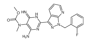 N-[4,6-二氨基-2-[1-[(2-氟苯基)甲基]-1H-吡唑并[3,4-b]吡啶-3-基]-5-嘧啶基]-N-甲基氨基甲酸甲酯