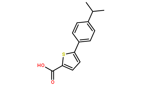 5-(4-异丙基苯基)噻吩-2-羧酸