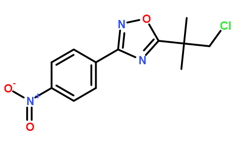 5-(1-氯-2-甲基丙烷-2-基)-3-(4-硝基苯基)-1,2,4-噁二唑