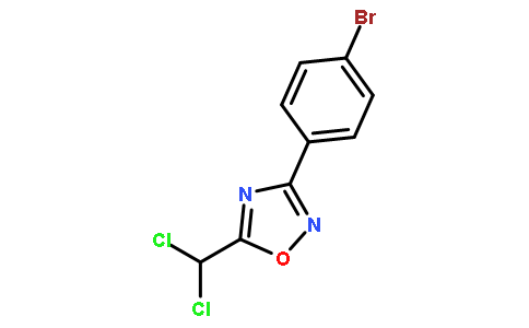 3-(4-溴苯基)-5-(二氯甲基)-1,2,4-噁二唑