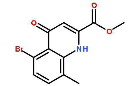 5-溴-8-甲基-4-氧代-1,4-二氢喹啉-2-羧酸甲酯