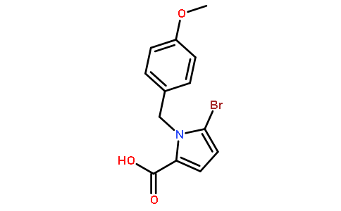 5-溴-1-(4-甲氧基苄基)吡咯-2-羧酸