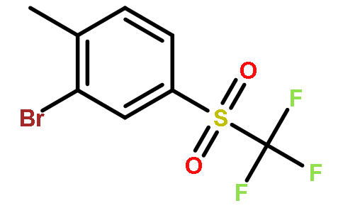 2-溴-1-甲基-4-(三氟甲基磺酰基)苯