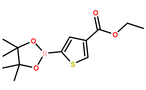 5-(4,4,5,5-四甲基-1,3,2-二噁硼烷-2-基)噻吩-3-羧酸乙酯