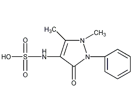[(2,3-二氢-1,5-二甲基-3-氧代-2-苯基的1H-吡唑-4-基)氨基]甲磺酸