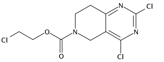 2-Chloroethyl 2,4-dichloro-7,8-dihydropyrido[4,3-d]pyrimidine-6(5H)-carboxylate
