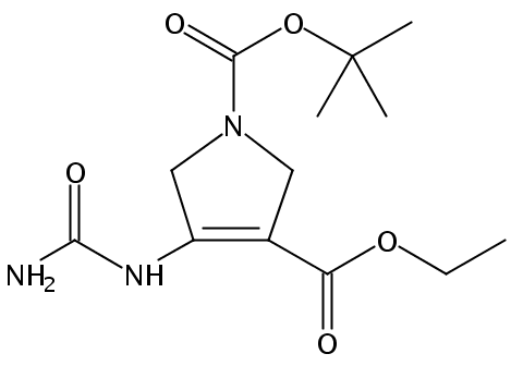 1-tert-Butyl 3-ethyl 4-ureido-1H-pyrrole-1,3(2H,5H)-dicarboxylate