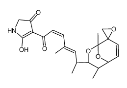 (3Z)-3-[(2E,4E,6R)-6-[(1R,2S,3R,5R)-2,5-dimethylspiro[4,9-dioxabicyclo[3.3.1]non-7-ene-6,2'-oxirane]-3-yl]-1-hydroxy-4-methylhepta-2,4-dienylidene]pyrrolidine-2,4-dione