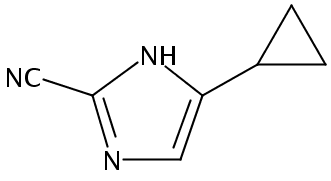 2-CYANO-4-CYCLOPROPYL-1H-IMIDAZOLE HCL