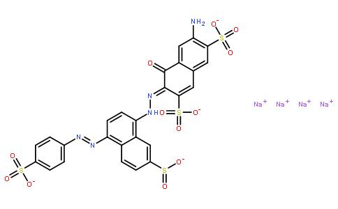 6-氨基-4-羟基-3-[[7-磺基-4-[(4-磺基苯基)偶氮]-1-萘基]偶氮]-2,7-萘二磺酸四钠盐