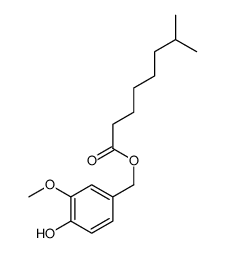 (4-hydroxy-3-methoxyphenyl)methyl 7-methyloctanoate