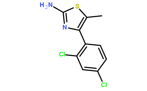 4-(2,4-二氯苯基)-5-甲基-2-氨基噻唑