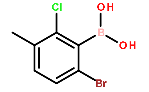 6-溴-2-氯-3-甲基苯硼酸