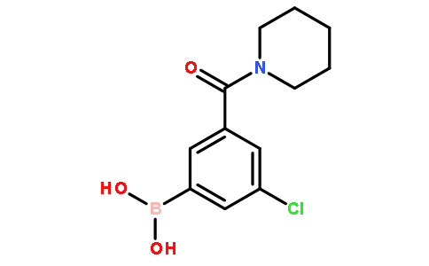 3-氯-5-(哌啶-1-羰基)苯硼酸