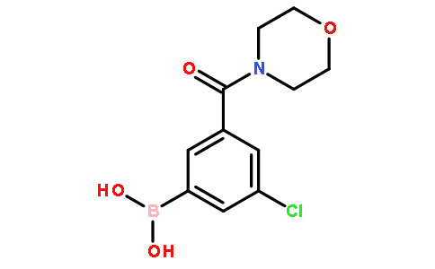 3-氯-5-(吗啉-4-羰基)苯硼酸