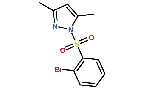 1-(2-溴苯基磺酰基)-3,5-二甲基-1H-吡唑