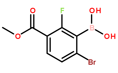 6-溴-2-氟-3-(甲氧基羰基)苯硼酸