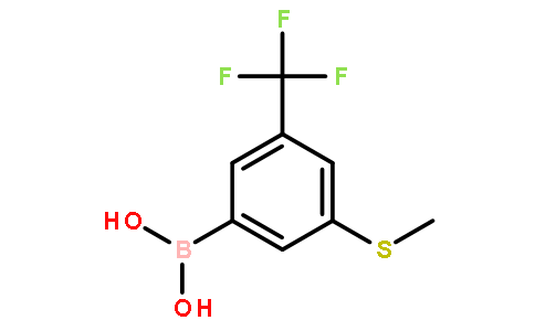 3-(甲基硫代)-5-(三氟甲基)苯硼酸