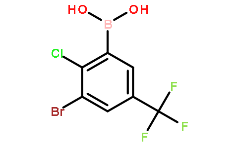 3-溴-2-氯-5-三氟甲基苯硼酸