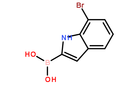 B-(7-溴-1H-吲哚-2-基)-硼酸