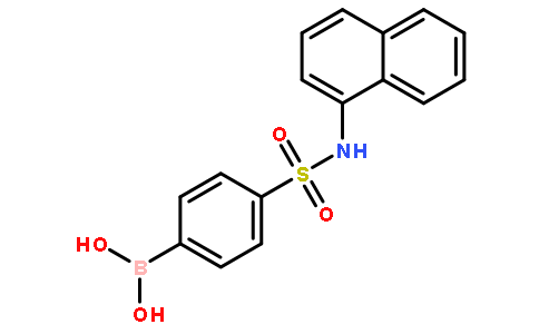 4-(N-萘-1-基磺酰基)苯硼酸