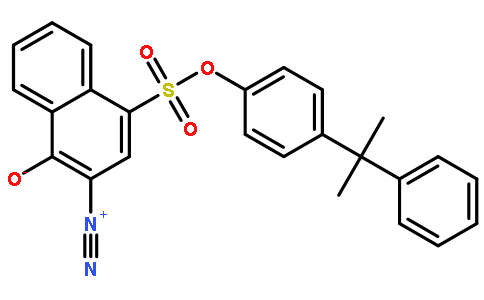 4-(1-甲基-1-苯乙基)苯基 3-重氮基-3,4-二氢-4-氧代-1-萘磺酸