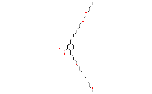 2,5-DI(2,5,8,11,14-PENTAOXAPENTADECYL)PHENYLBORONIC ACID